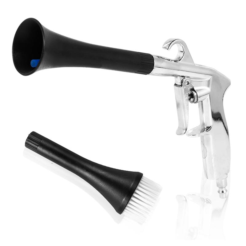 Air Blow Car Wash Tool Aluminum Alloy+Plastic Automotive Supplies Tornado Dust Blowing Car Interior Cleaning Tools Black Silver
Air Blow Car Wash Tool Aluminum Alloy+Plastic Automotive Supplies Tornado Dust Blowing Car Interior Cleaning Tools Black Silver