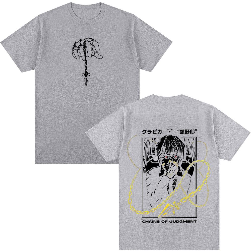 Anime Hunter X Hunter T Shirts Kurapika Unisexga Graphic Short Sleeve Tshirt Unisexs Women Clothing Casual Cotton Tshirts 4XL
Anime Hunter X Hunter T Shirts Kurapika Unisexga Graphic Short Sleeve Tshirt Unisexs Women Clothing Casual Cotton Tshirts 4XL