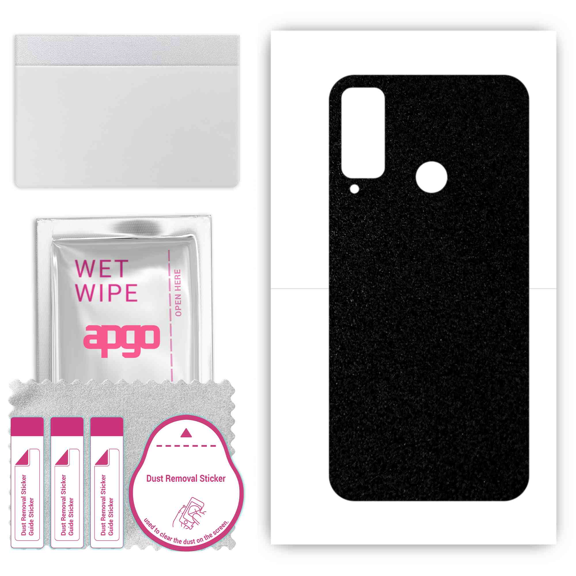 apgo Protective Skin Sticker for the back compatible with Honor Play 4T, Wrap Film, Foil, Vinyl - Pattern Matte Black
apgo Protective Skin Sticker for the back compatible with Honor Play 4T, Wrap Film, Foil, Vinyl - Pattern Matte Black