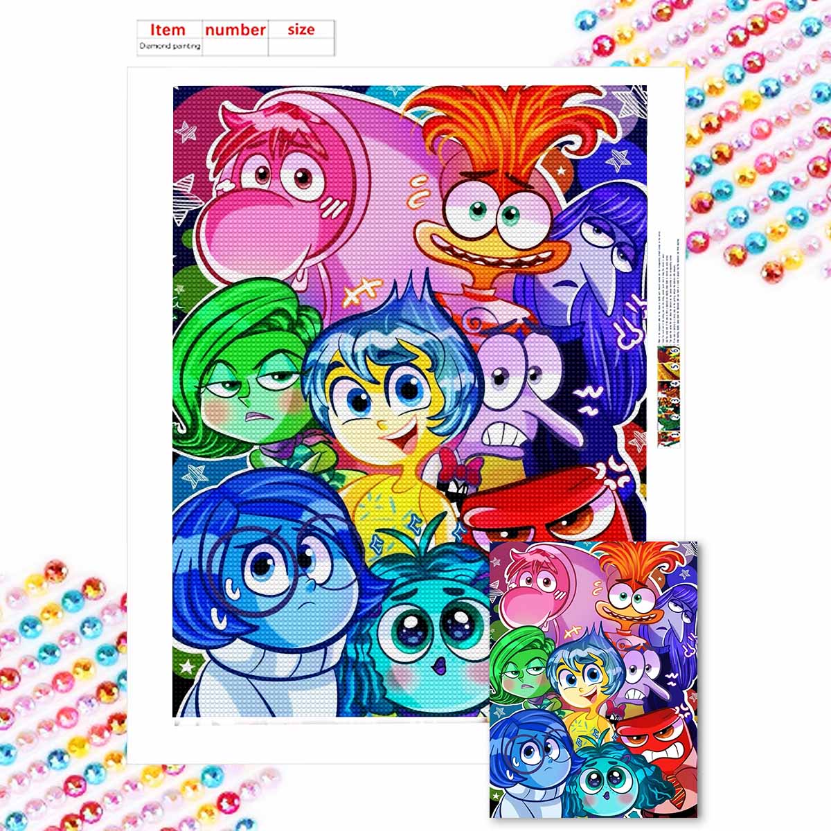 5D Diy Diamond Painting Cute Cartoon Characters Full Drill Rhinestones Mosaic Embroidery Handmade Products Home Decor Gift Round 20x30cm
5D Diy Diamond Painting Cute Cartoon Characters Full Drill Rhinestones Mosaic Embroidery Handmade Products Home Decor Gift Round 20x30cm