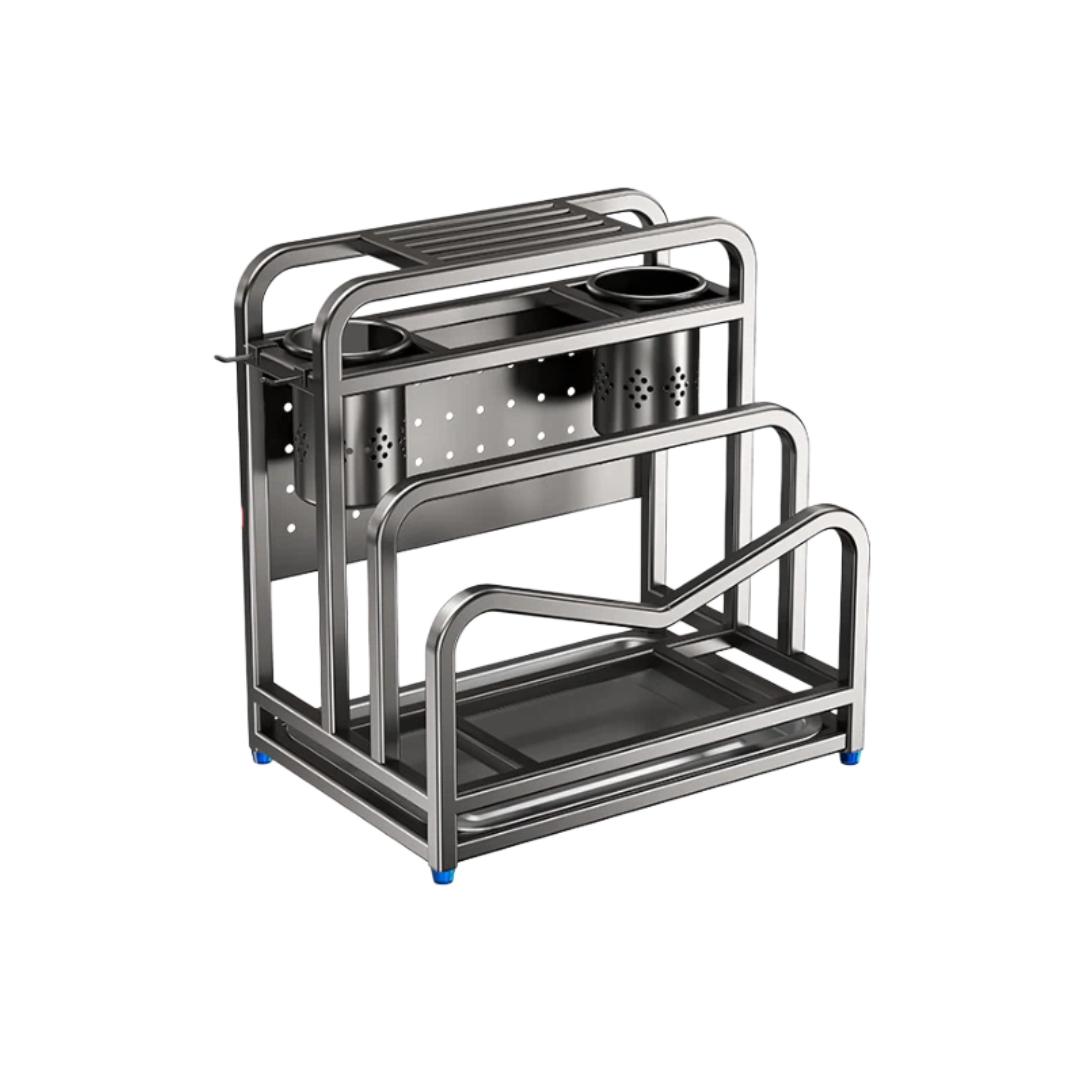 OEM/ODM Stainless Steel Kitchen Storage Rack, Knife Holder, Cutting Board Organizer, All-In Chopping Board And Knife Storage Rack сірий
OEM/ODM Stainless Steel Kitchen Storage Rack, Knife Holder, Cutting Board Organizer, All-In Chopping Board And Knife Storage Rack сірий