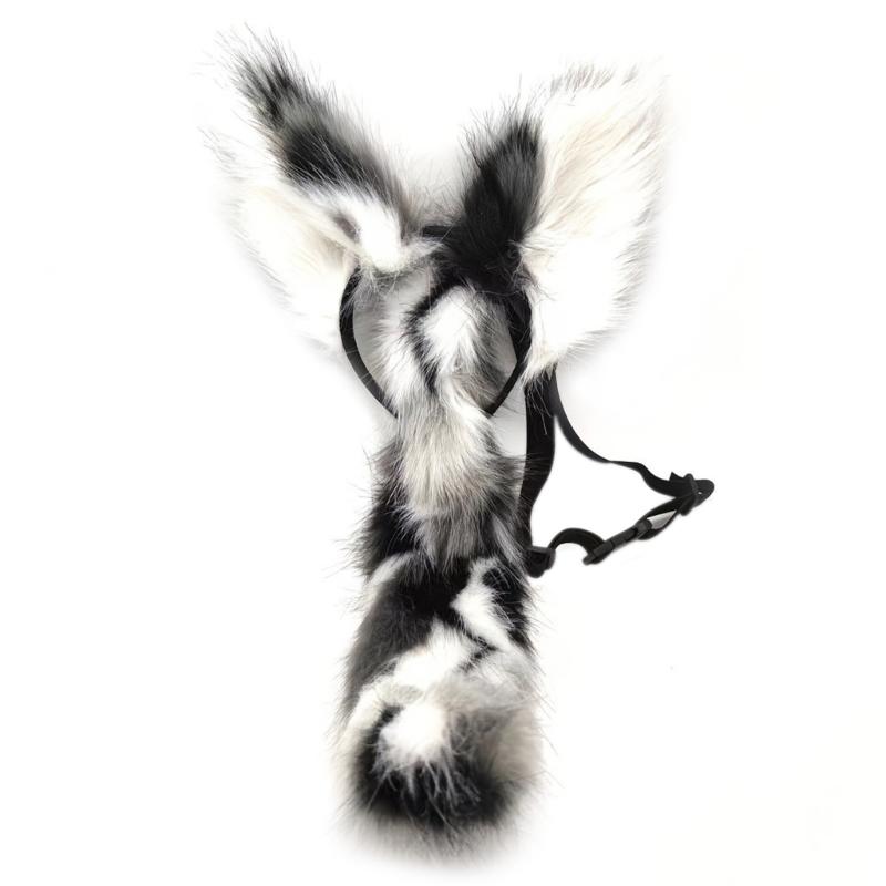 Foxes Ear Headband Plush Foxes Tail Anime Beast Tail Foxes Ear Headwear for Halloween Costume Cosplay Party Decorations 1 чорний
Foxes Ear Headband Plush Foxes Tail Anime Beast Tail Foxes Ear Headwear for Halloween Costume Cosplay Party Decorations 1 чорний