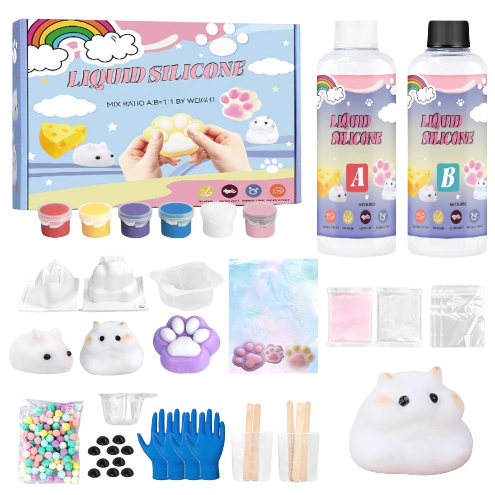 00ml Fun DIY Children s Craft Set 1:1 A B Silicone Soft And Stress-Relieving Toy One Size
00ml Fun DIY Children s Craft Set 1:1 A B Silicone Soft And Stress-Relieving Toy One Size