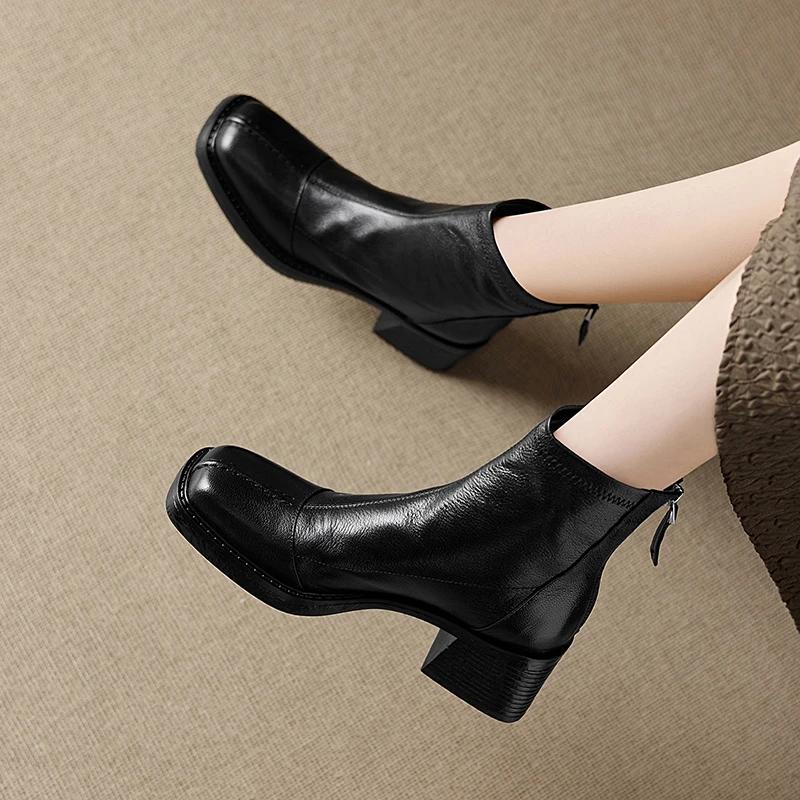Short boots for women 2026 new hot item square toe thick heel high heels short boots for women 40
Short boots for women 2026 new hot item square toe thick heel high heels short boots for women 40
