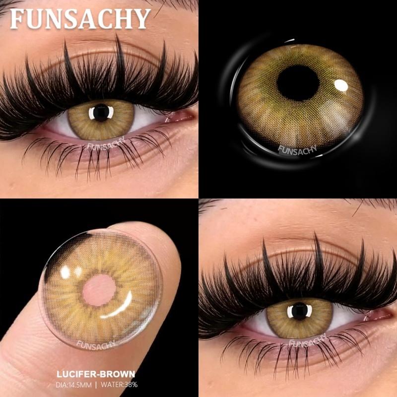 FUNSACHY 1 Pair Color Contact Blue Lenses for Eyes Make Up Lenses Beauty Pupils Cosmetic Colored Lenses Colorcon Green Contacts 0
FUNSACHY 1 Pair Color Contact Blue Lenses for Eyes Make Up Lenses Beauty Pupils Cosmetic Colored Lenses Colorcon Green Contacts 0