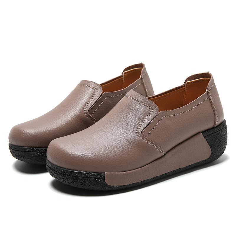 Women s Thick-Soled Platform Loafers - Autumn/Winter Casual Slip-On Leather Shoes with Round Toe, Low-Top Design 35 коричневый
Women s Thick-Soled Platform Loafers - Autumn/Winter Casual Slip-On Leather Shoes with Round Toe, Low-Top Design 35 коричневый