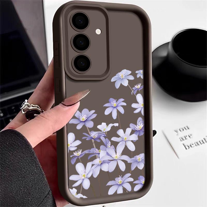 Purple Flower Print TPU Matte Case For Samsung S25 S24 FE S23 Ultra A16 A56 A36 A55 A15 A35 A54 A06 Lens Protection Soft Shockproof Phone Cover Samsung S25 чорний
Purple Flower Print TPU Matte Case For Samsung S25 S24 FE S23 Ultra A16 A56 A36 A55 A15 A35 A54 A06 Lens Protection Soft Shockproof Phone Cover Samsung S25 чорний