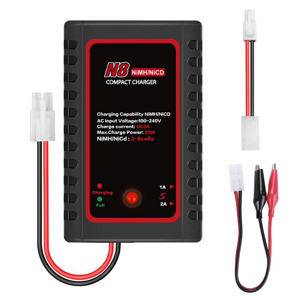 N8 Nimh Nicd Battery Charger 110-240V 2A 20W AC Compact Charger for 2s-8s Nimh/Nicd Battery with 5 Charging Model RC Toys UK PLUG чорний
N8 Nimh Nicd Battery Charger 110-240V 2A 20W AC Compact Charger for 2s-8s Nimh/Nicd Battery with 5 Charging Model RC Toys UK PLUG чорний