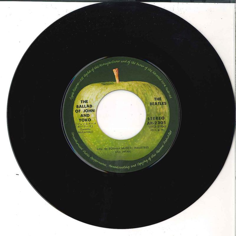 7-дюймовая пластинка BEATLES - Баллада о Джоне и Йоко / Old Brown AR2301 APPLE 1969 Япония Рок
7-дюймовая пластинка BEATLES - Баллада о Джоне и Йоко / Old Brown AR2301 APPLE 1969 Япония Рок