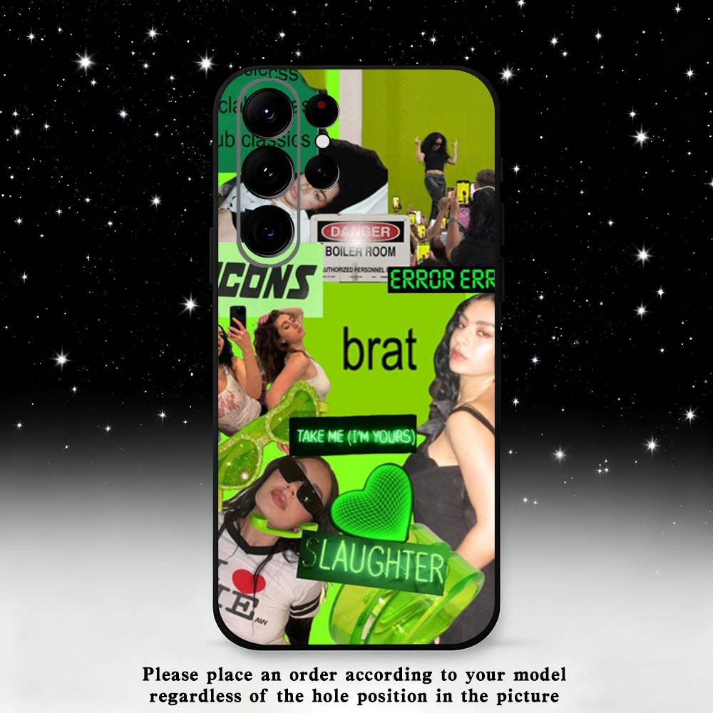 C-Charli X-XCX B-BRAT Phone Case For Samsung S25,S24 Ultra,S20,S30 plus,S22 plus,S23,S30 Ultra 5G Silicone Black Shell Samsung S20plus5G
C-Charli X-XCX B-BRAT Phone Case For Samsung S25,S24 Ultra,S20,S30 plus,S22 plus,S23,S30 Ultra 5G Silicone Black Shell Samsung S20plus5G