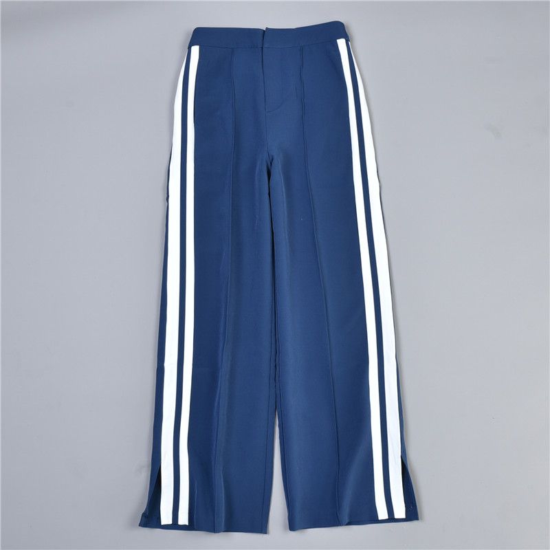 Good Goods Retro High Waist Drooping Slimming Split Wide Leg Pants 1 Blue/White M/66
Good Goods Retro High Waist Drooping Slimming Split Wide Leg Pants 1 Blue/White M/66