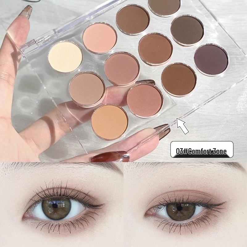 Доступная палетка теней для век из 12 цветов: Перламутровый, Матовый, Молочный чай, Землистые тона
Доступная палетка теней для век из 12 цветов: Перламутровый, Матовый, Молочный чай, Землистые тона