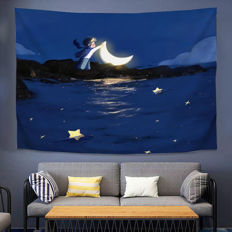 Cute healing puppy original cartoon bedroom background cloth wall cloth live tapestry cloth bedside decoration canvas 74x94cm(29x37in)
Cute healing puppy original cartoon bedroom background cloth wall cloth live tapestry cloth bedside decoration canvas 74x94cm(29x37in)
