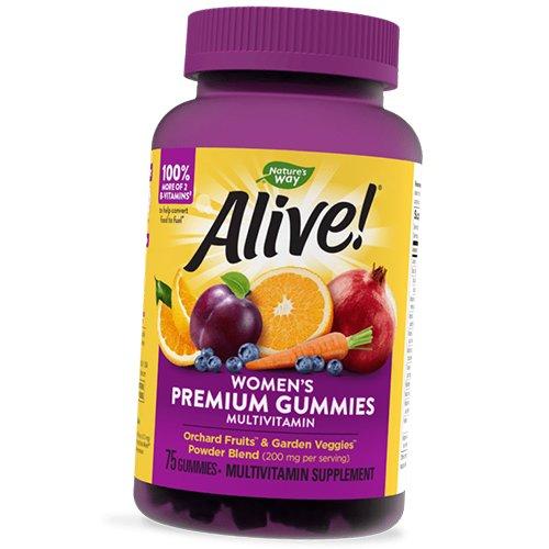 Chewable Multivitamin for Women, Alive! Women s Gummy Vitamins, Nature s Way 75 tabs (36344074) 75tab
Chewable Multivitamin for Women, Alive! Women s Gummy Vitamins, Nature s Way 75 tabs (36344074) 75tab