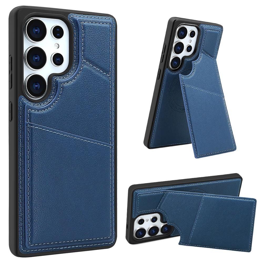 VIETAO Card Holder Kickstand Leather S25 Ultra Phone Case With Magnetic Charging For Samsung S25 Ultra Case S24 Ultra Case, Grey For Samsung S24U синій
VIETAO Card Holder Kickstand Leather S25 Ultra Phone Case With Magnetic Charging For Samsung S25 Ultra Case S24 Ultra Case, Grey For Samsung S24U синій