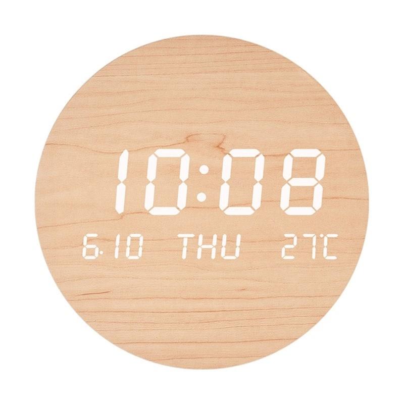 LED Quiet Clock With Adjustable Brightness,Wall Clock Modern Linen Styles for Home Digital LED Disply Minimalists Styles
LED Quiet Clock With Adjustable Brightness,Wall Clock Modern Linen Styles for Home Digital LED Disply Minimalists Styles