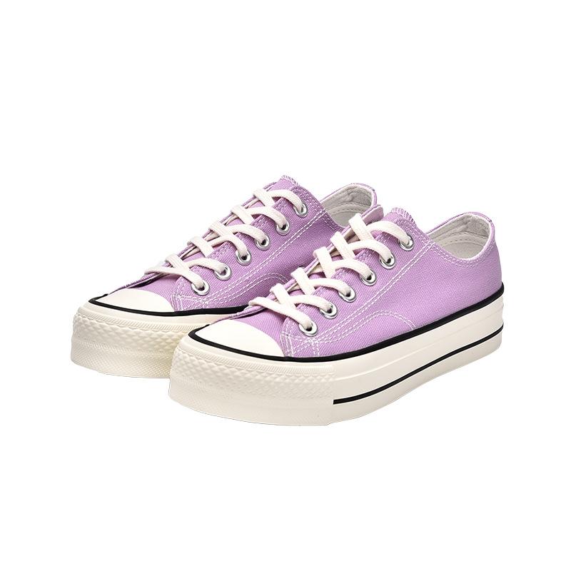 Classic versatile men s and women s same casual couple s fashion trend retro solid color flat bottom breathable low top canvas shoes 40 світло-фіолетового кольору
Classic versatile men s and women s same casual couple s fashion trend retro solid color flat bottom breathable low top canvas shoes 40 світло-фіолетового кольору