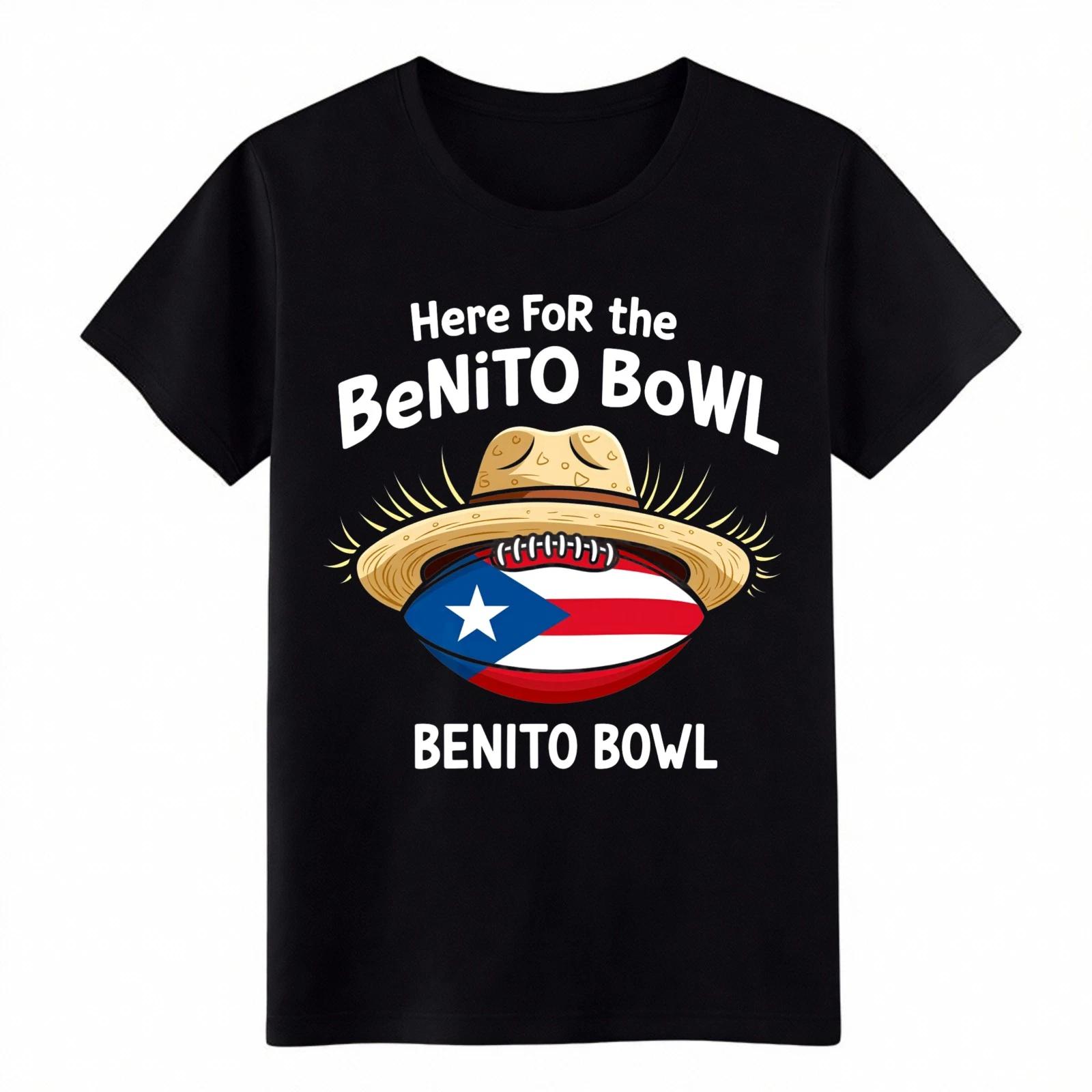 Here For The Benito Bowl T-Shirt Puerto Rico Football Graphic Tee Free Shipping 4XL
Here For The Benito Bowl T-Shirt Puerto Rico Football Graphic Tee Free Shipping 4XL