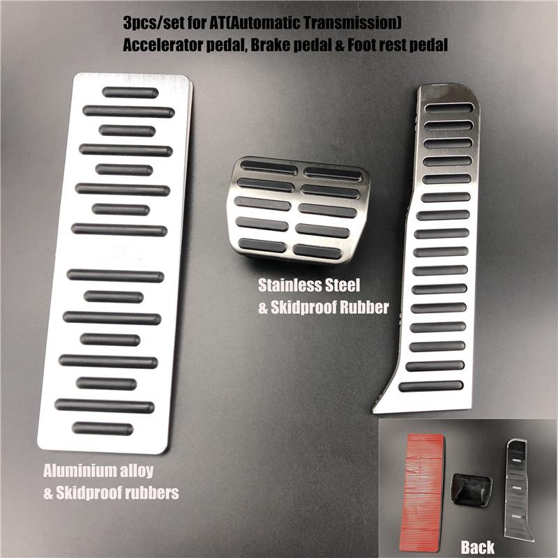 For Volkswagen Passat B6 B7 CC Stainless Steel Automatic /Manual DSG AT/MT Pedal Includes Footrest+Brake+Gas Pedal (LHD) style 4 AT 3pcs
For Volkswagen Passat B6 B7 CC Stainless Steel Automatic /Manual DSG AT/MT Pedal Includes Footrest+Brake+Gas Pedal (LHD) style 4 AT 3pcs