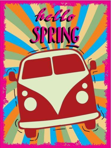 Hello Spring Van Metal Wall Plaque Art Vintage tin sign retro HappinessAluminum 20x30cm(7.8x11.8inch)
Hello Spring Van Metal Wall Plaque Art Vintage tin sign retro HappinessAluminum 20x30cm(7.8x11.8inch)