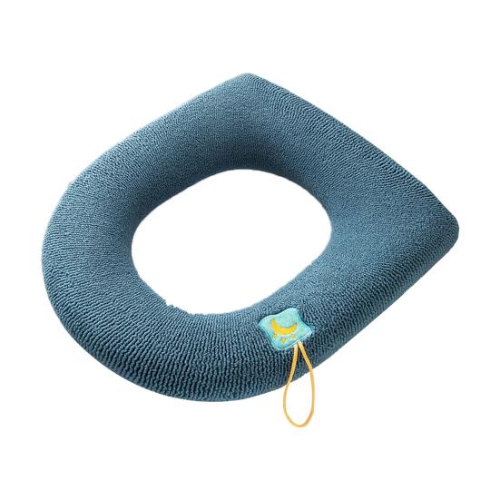 Closestool Pad Super Soft Wear Resistant Fabric Fade-resistant Toilet Seat Protective Mat for Home ціан
Closestool Pad Super Soft Wear Resistant Fabric Fade-resistant Toilet Seat Protective Mat for Home ціан