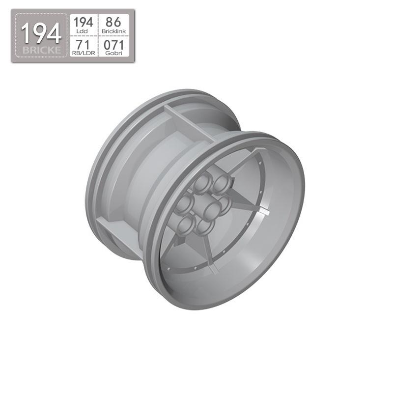 BRICKE 56x34mm Wheel for LEGO-Compatible Small Particle Building Blocks 50g (~3 pcs)
BRICKE 56x34mm Wheel for LEGO-Compatible Small Particle Building Blocks 50g (~3 pcs)
