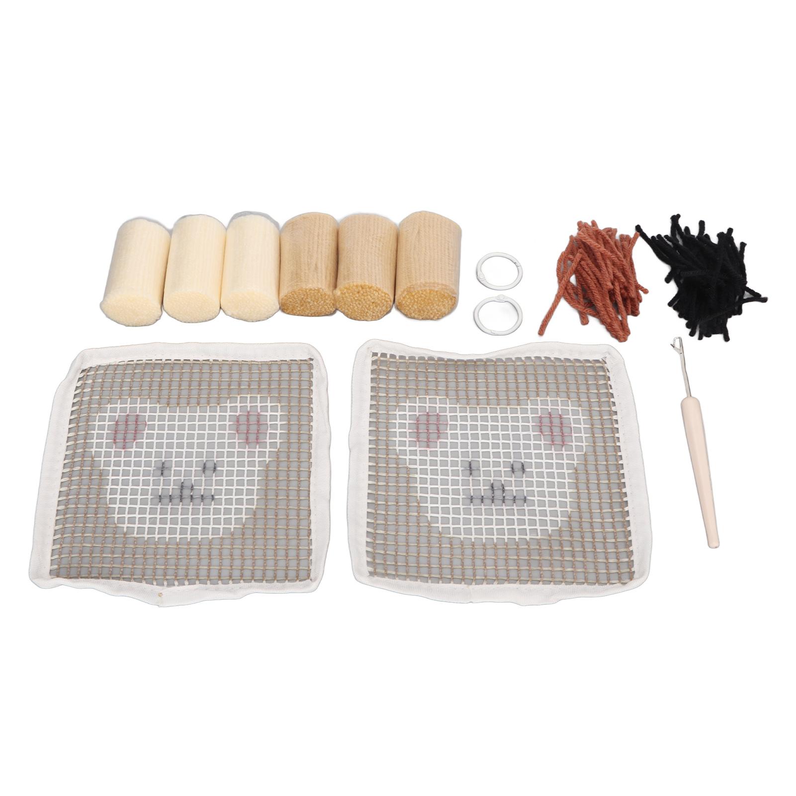 Punch Needle Coaster Kit Polyester Soft Interesting Tufted Rug Pad DIY Kit for Beginner
Punch Needle Coaster Kit Polyester Soft Interesting Tufted Rug Pad DIY Kit for Beginner