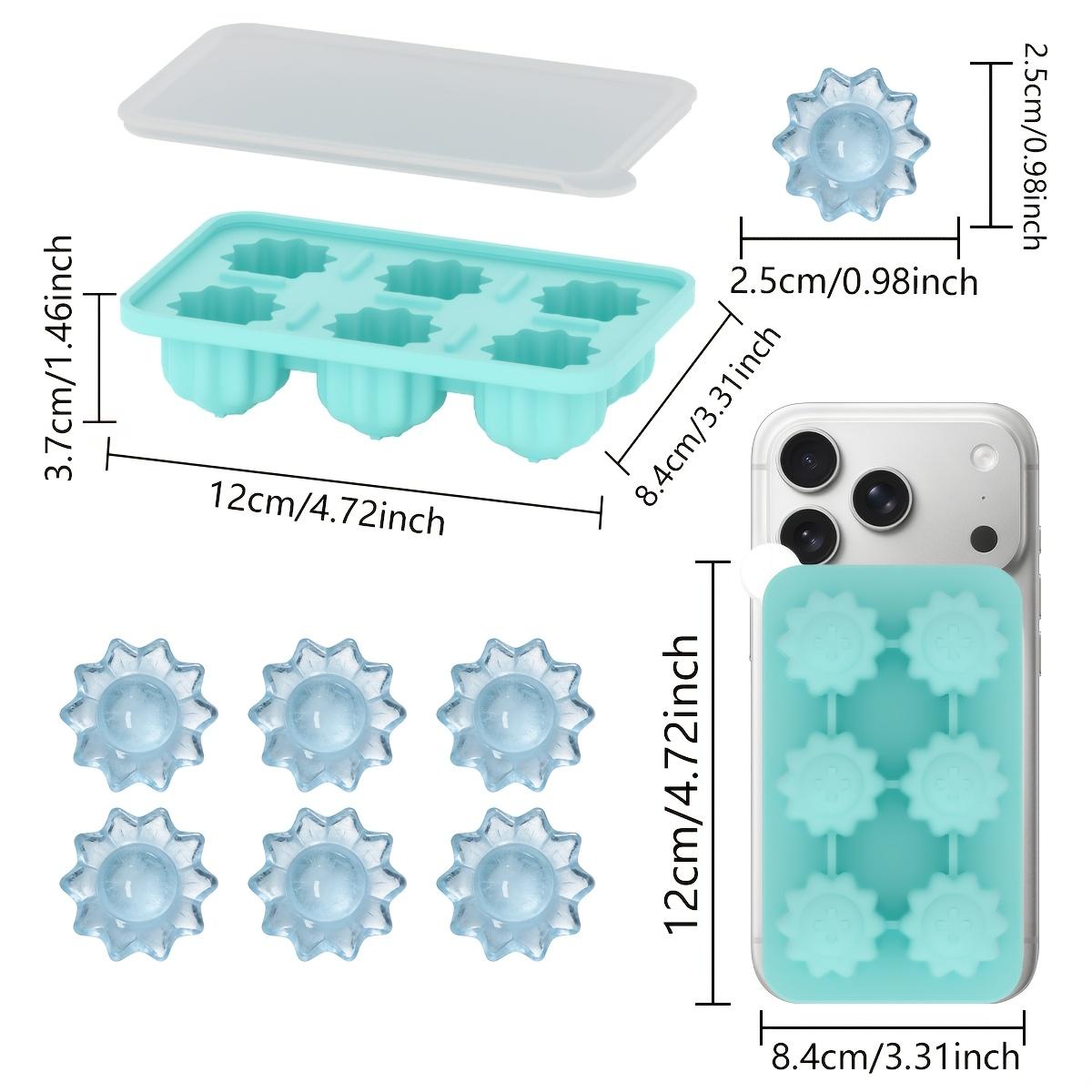 Silicone Cute Ice Cube Tray with Lid, Star/Claw/Bear/Petal Shapes, Easy‑Release Molds for Whiskey & Cocktails (Blue,Petal-shaped ice tray) синій
Silicone Cute Ice Cube Tray with Lid, Star/Claw/Bear/Petal Shapes, Easy‑Release Molds for Whiskey & Cocktails (Blue,Petal-shaped ice tray) синій