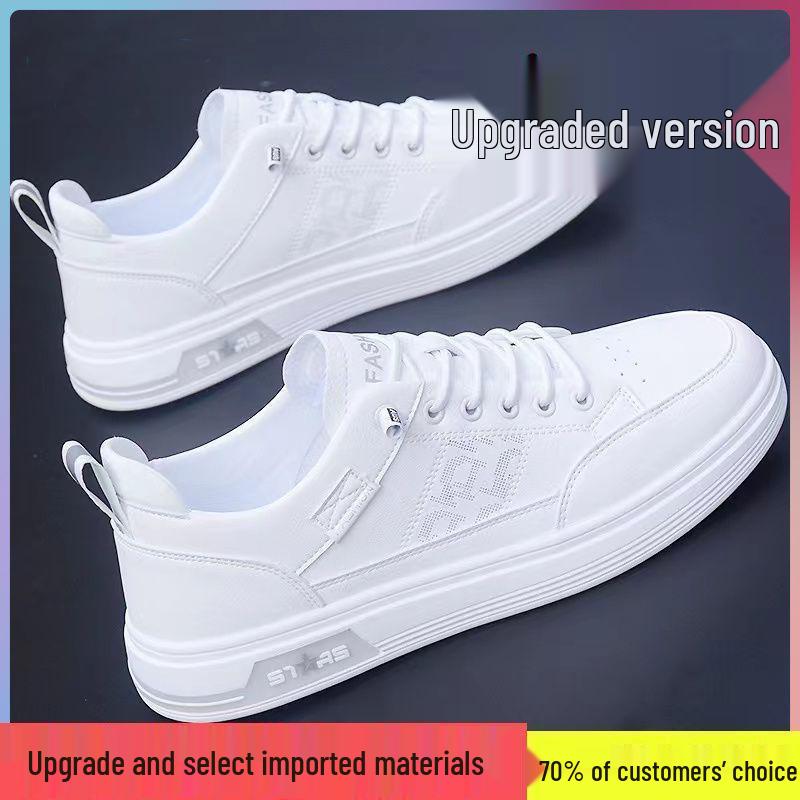 Мужские универсальные нескользящие белые кроссовки - Мягкие, износостойкие кеды для скейтбординга в бело-зеленом цвете для осенней моды. 42
Мужские универсальные нескользящие белые кроссовки - Мягкие, износостойкие кеды для скейтбординга в бело-зеленом цвете для осенней моды. 42