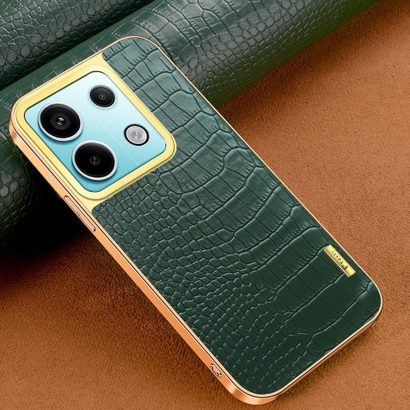 For Xiaomi Redmi Note 13 Pro 5G/Poco X6 5G Case Crocodile Texture Leather+TPU Ring Kickstand Phone Cover Green
For Xiaomi Redmi Note 13 Pro 5G/Poco X6 5G Case Crocodile Texture Leather+TPU Ring Kickstand Phone Cover Green