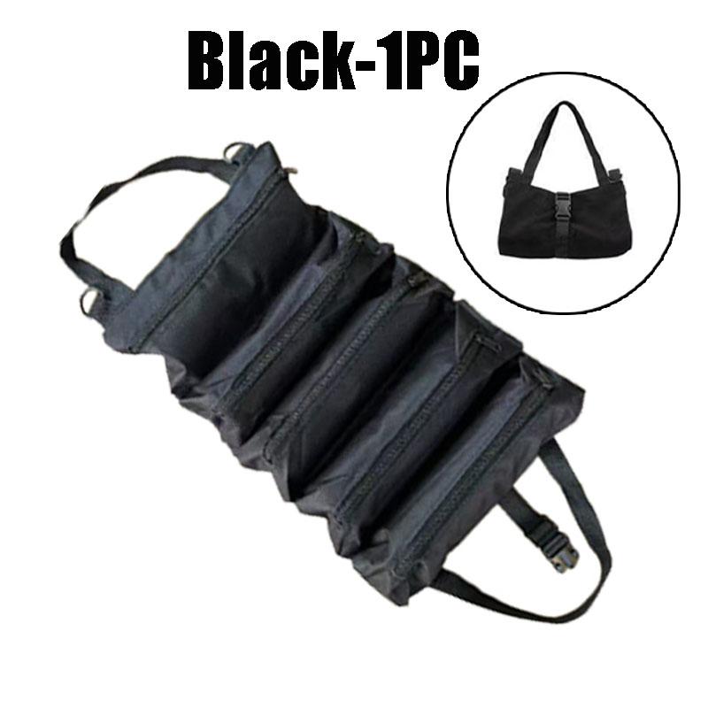Heavy Duty Roll Up Tool Bag 5 Pocket Handtools Roll Organizer Waterproof Tool Pouch for Handheld Convenience Durable Handbag
Heavy Duty Roll Up Tool Bag 5 Pocket Handtools Roll Organizer Waterproof Tool Pouch for Handheld Convenience Durable Handbag
