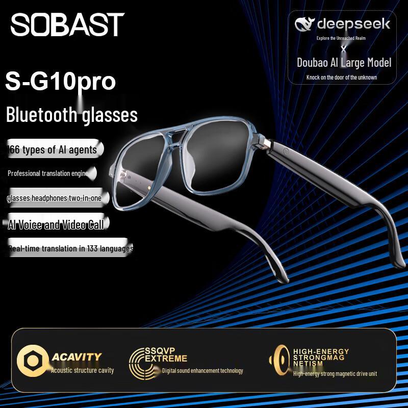 SE SOBAST AI Розумні Bluetooth Аудіо Окуляри
SE SOBAST AI Розумні Bluetooth Аудіо Окуляри