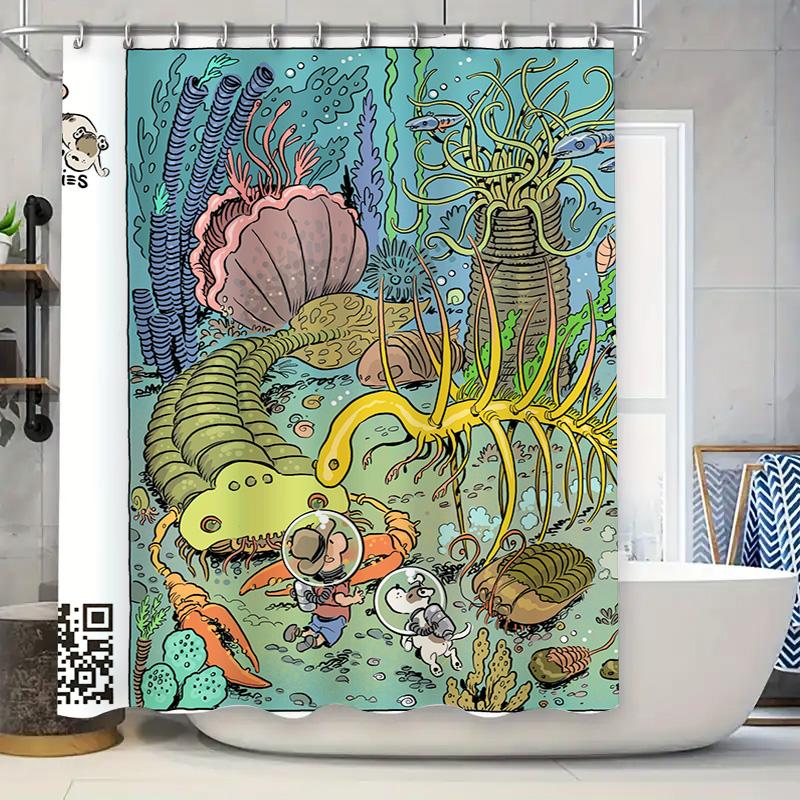 Underwater Adventure Shower Curtain Cartoon Octopus Sea Life Print For Bathroom Decor W60H190(CM)-1 Pcs
Underwater Adventure Shower Curtain Cartoon Octopus Sea Life Print For Bathroom Decor W60H190(CM)-1 Pcs