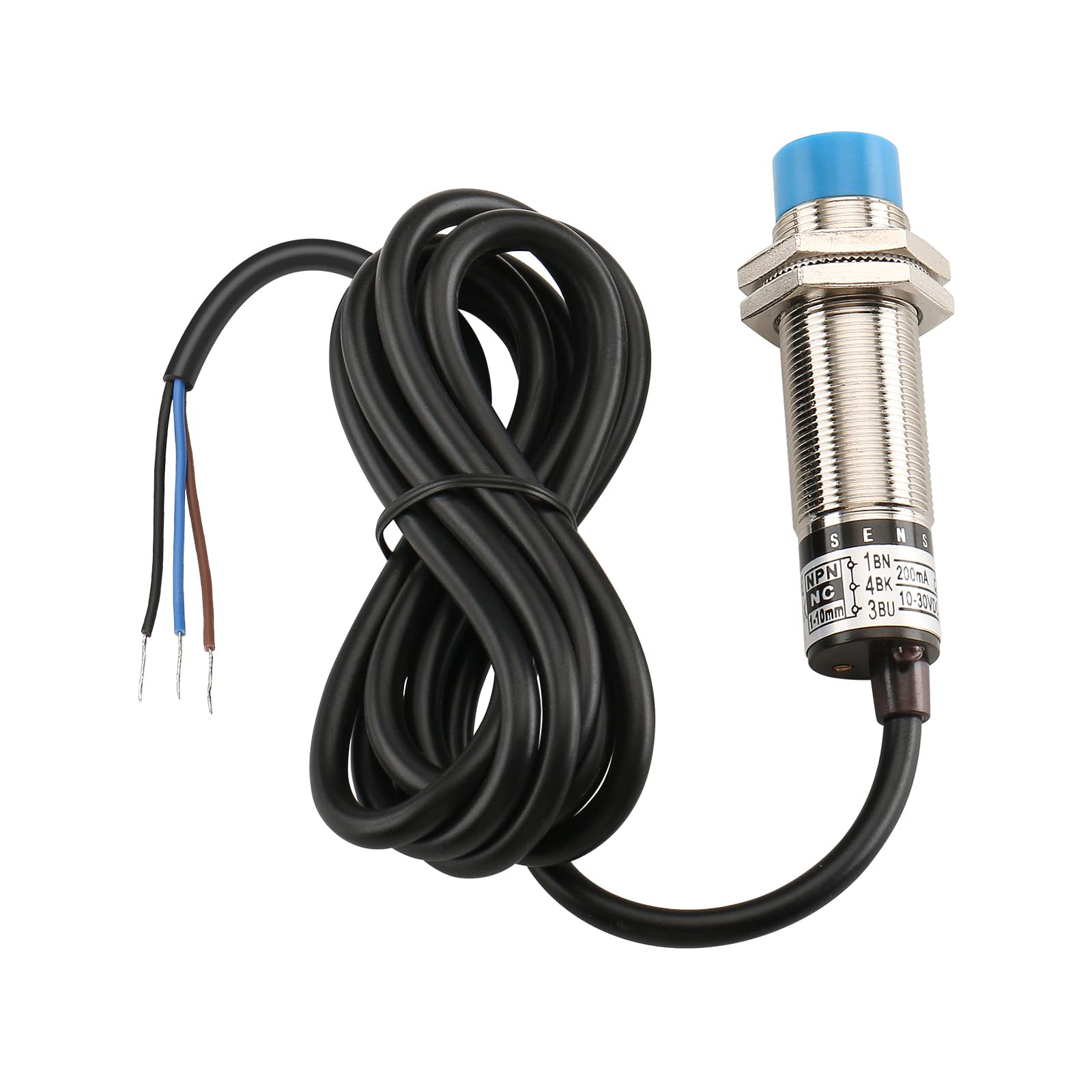 Wengart Capacitive Proximity Sensor Switch LJC18A3-B-Z M18 DC10-30V 300mA Detection Distance 10mm 3 Wires (NPN_Normally Closed)
Wengart Capacitive Proximity Sensor Switch LJC18A3-B-Z M18 DC10-30V 300mA Detection Distance 10mm 3 Wires (NPN_Normally Closed)