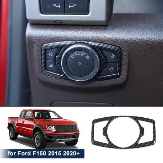 Car Headlight Switch Button Decor Cover Trim For Ford F150 2015 UP Carbon Fiber
Car Headlight Switch Button Decor Cover Trim For Ford F150 2015 UP Carbon Fiber