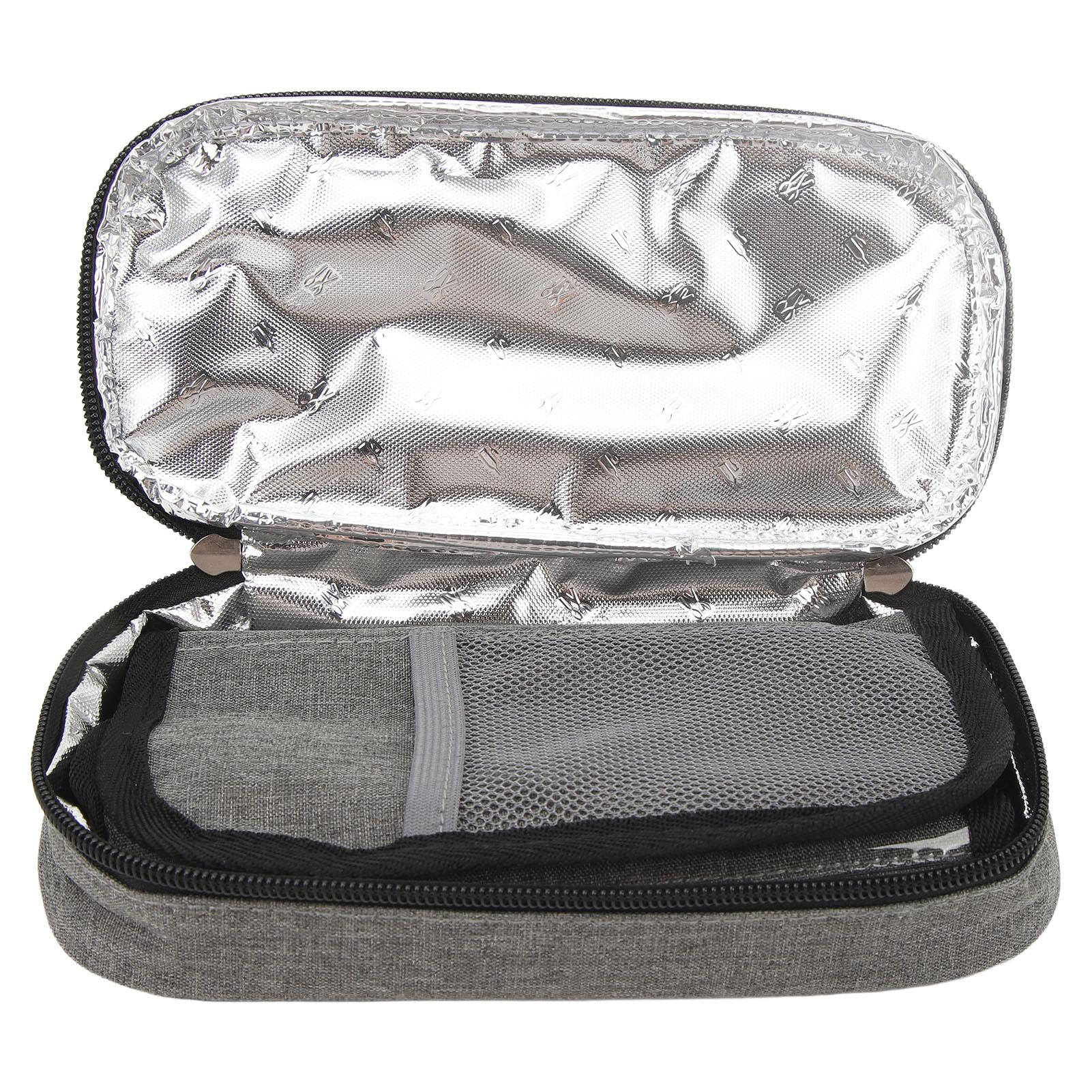 Insulin Cooler Travel Case Portable Waterproof Large Capacity Grey Diabetic Insulated Cooling Bag for Insulin Pen Medication Diabetic Supplies
Insulin Cooler Travel Case Portable Waterproof Large Capacity Grey Diabetic Insulated Cooling Bag for Insulin Pen Medication Diabetic Supplies