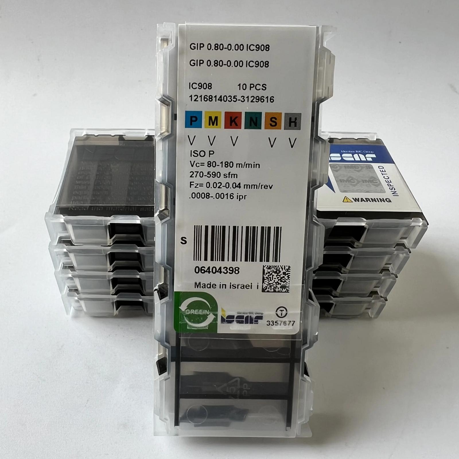 ISCAR / GIP0.80-0.00 IC908 / Industrial indexable Carbide Inserts 10 Pcs
ISCAR / GIP0.80-0.00 IC908 / Industrial indexable Carbide Inserts 10 Pcs