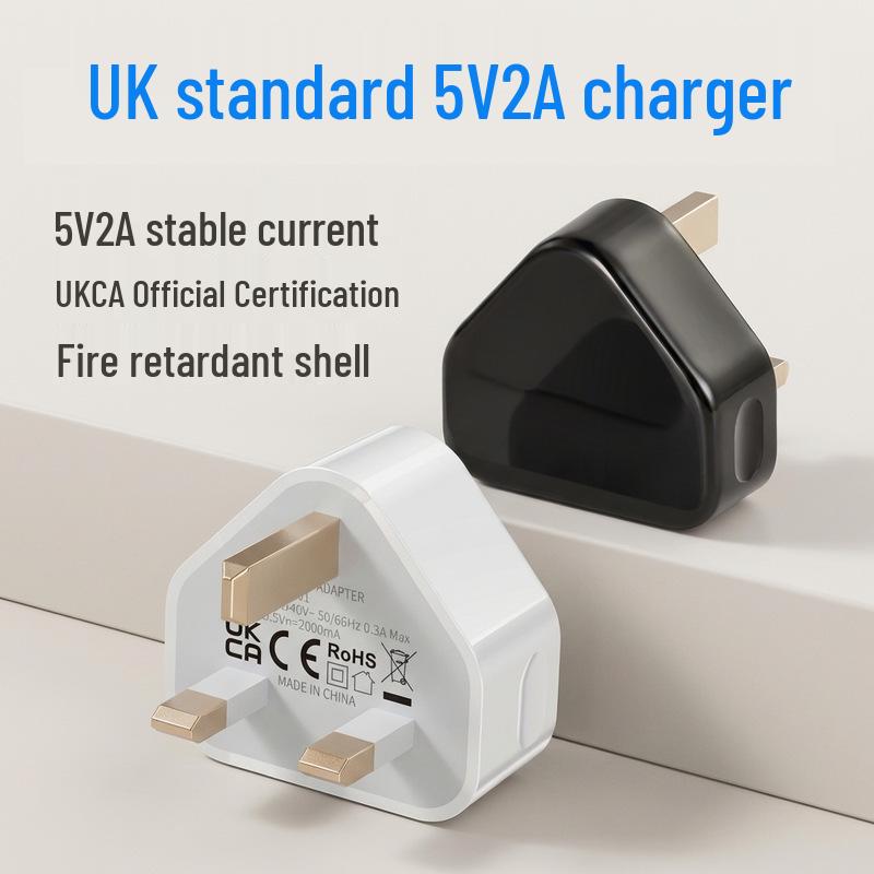 UKCA Certified 5V2A/5V1A USB Charger Adapter for Mobile Phones 5V1A UKCA Certified Black Bagged Triangle
UKCA Certified 5V2A/5V1A USB Charger Adapter for Mobile Phones 5V1A UKCA Certified Black Bagged Triangle