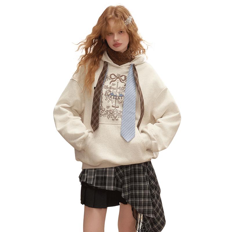 UNIFREE Women s Retro Hooded Sweatshirt S
UNIFREE Women s Retro Hooded Sweatshirt S