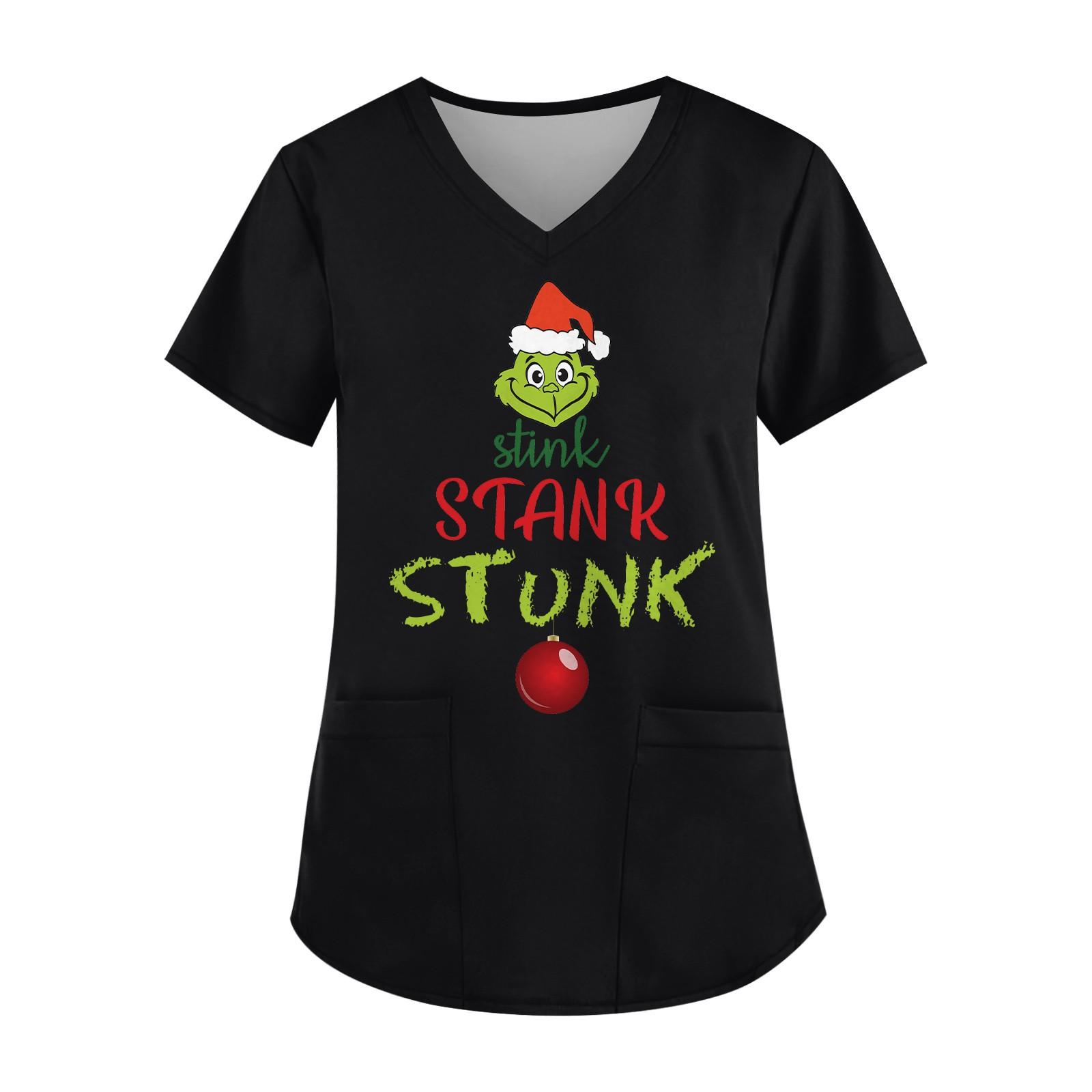 Женская рабочая одежда, Модные униформы для ухода, Футболки с V-образным вырезом и коротким рукавом с принтом, Забавная рабочая одежда с карманами XL чёрный
Женская рабочая одежда, Модные униформы для ухода, Футболки с V-образным вырезом и коротким рукавом с принтом, Забавная рабочая одежда с карманами XL чёрный