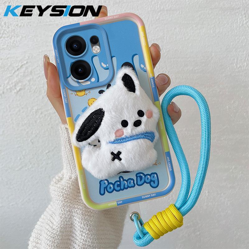 KEYSION Cute 3D Cartoon Plush Case for OPPO Reno13 F 5G with Lanyard Soft Silicone Shockproof Phone Cover for OPPO Reno 13F 5G for OPPO Reno13 F 5G
KEYSION Cute 3D Cartoon Plush Case for OPPO Reno13 F 5G with Lanyard Soft Silicone Shockproof Phone Cover for OPPO Reno 13F 5G for OPPO Reno13 F 5G