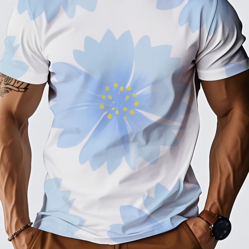 Round neck short-sleeved T-shirt top, comfortable and breathable fabric, casual and sports style XL
Round neck short-sleeved T-shirt top, comfortable and breathable fabric, casual and sports style XL
