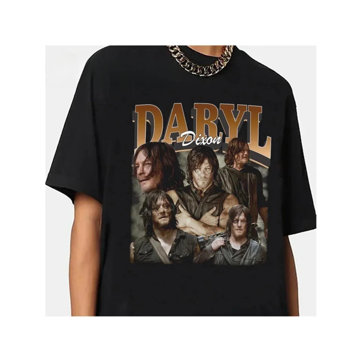 Men s Retro Darryl Dixon Pattern T-shirt -90s Retro TV Series Style T-shirt, Black Print, Casual Style, Suitable for All Seasons S чёрный
Men s Retro Darryl Dixon Pattern T-shirt -90s Retro TV Series Style T-shirt, Black Print, Casual Style, Suitable for All Seasons S чёрный