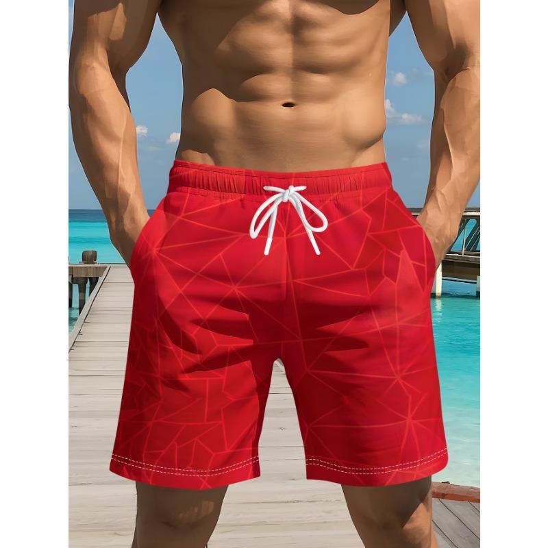 Large size loose men s beach pants red geometric dark pattern quick-drying breathable seaside vacation casual pants M
Large size loose men s beach pants red geometric dark pattern quick-drying breathable seaside vacation casual pants M