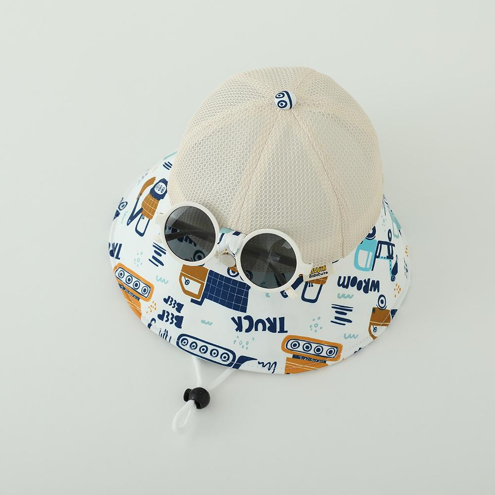 Boys Summer Sun Hat Mesh Breathable Wide Brim Fisherman Hat With Sunglasses For Baby Boy Cap Uv Protection 50-52cm 1-4 Years 50-52cm небо синє кольору
Boys Summer Sun Hat Mesh Breathable Wide Brim Fisherman Hat With Sunglasses For Baby Boy Cap Uv Protection 50-52cm 1-4 Years 50-52cm небо синє кольору
