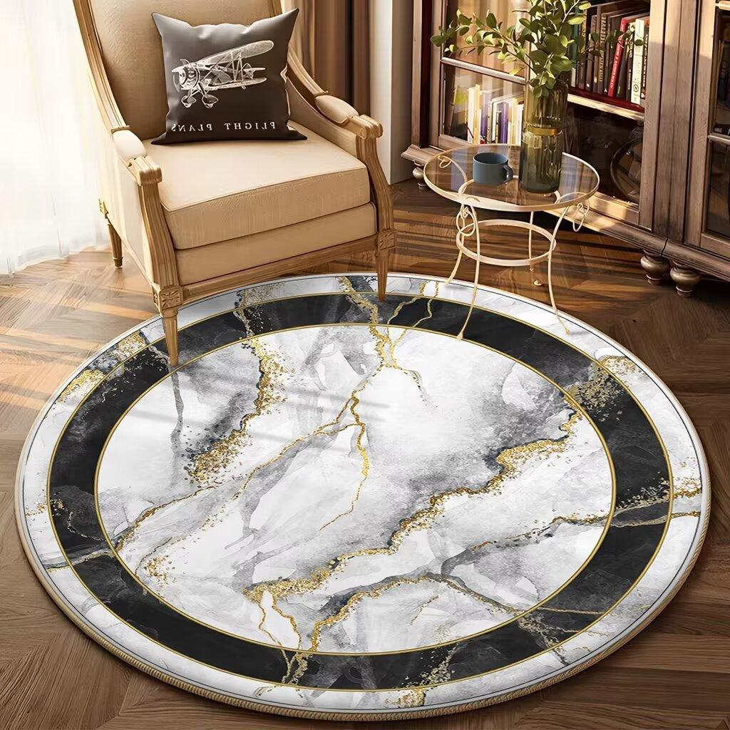Розкішний Золотий Круглий Килим для Декору Вітальні Килимок Під Диванний Столик Великий М який Нековзкий Килимок для Крісла Декорація Домашні Килими 60cm 23.62 in
Розкішний Золотий Круглий Килим для Декору Вітальні Килимок Під Диванний Столик Великий М який Нековзкий Килимок для Крісла Декорація Домашні Килими 60cm 23.62 in