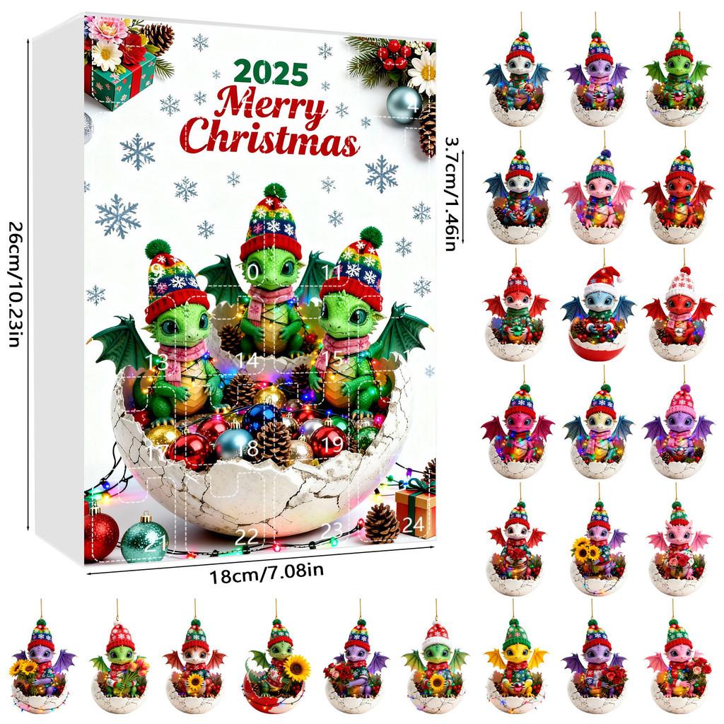 Christmas Dragon Blind Box Decor With Acrylic Ornaments For Holiday Parties And Gifts Style A
Christmas Dragon Blind Box Decor With Acrylic Ornaments For Holiday Parties And Gifts Style A
