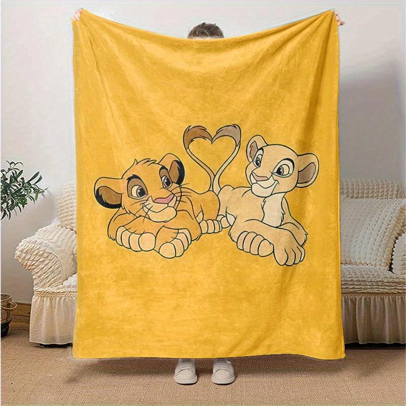 1pc, Lion King Simba & Nala Heart Shaped Tail Blanket Home Decor, Couch Throw, Outdoor, Gift for Friends, Coverlet Bedroom, Living Room, Travel 130cmx150cm
1pc, Lion King Simba & Nala Heart Shaped Tail Blanket Home Decor, Couch Throw, Outdoor, Gift for Friends, Coverlet Bedroom, Living Room, Travel 130cmx150cm
