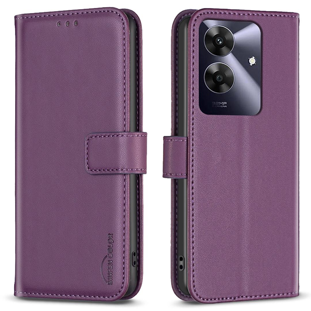 BINFEN COLOR BF17 Для Realme Note 60/Note 60x 4G/C63 4G/C61 4G Чехол-бумажник с откидной крышкой из кожи Чехол для телефона Dark Purple
BINFEN COLOR BF17 Для Realme Note 60/Note 60x 4G/C63 4G/C61 4G Чехол-бумажник с откидной крышкой из кожи Чехол для телефона Dark Purple