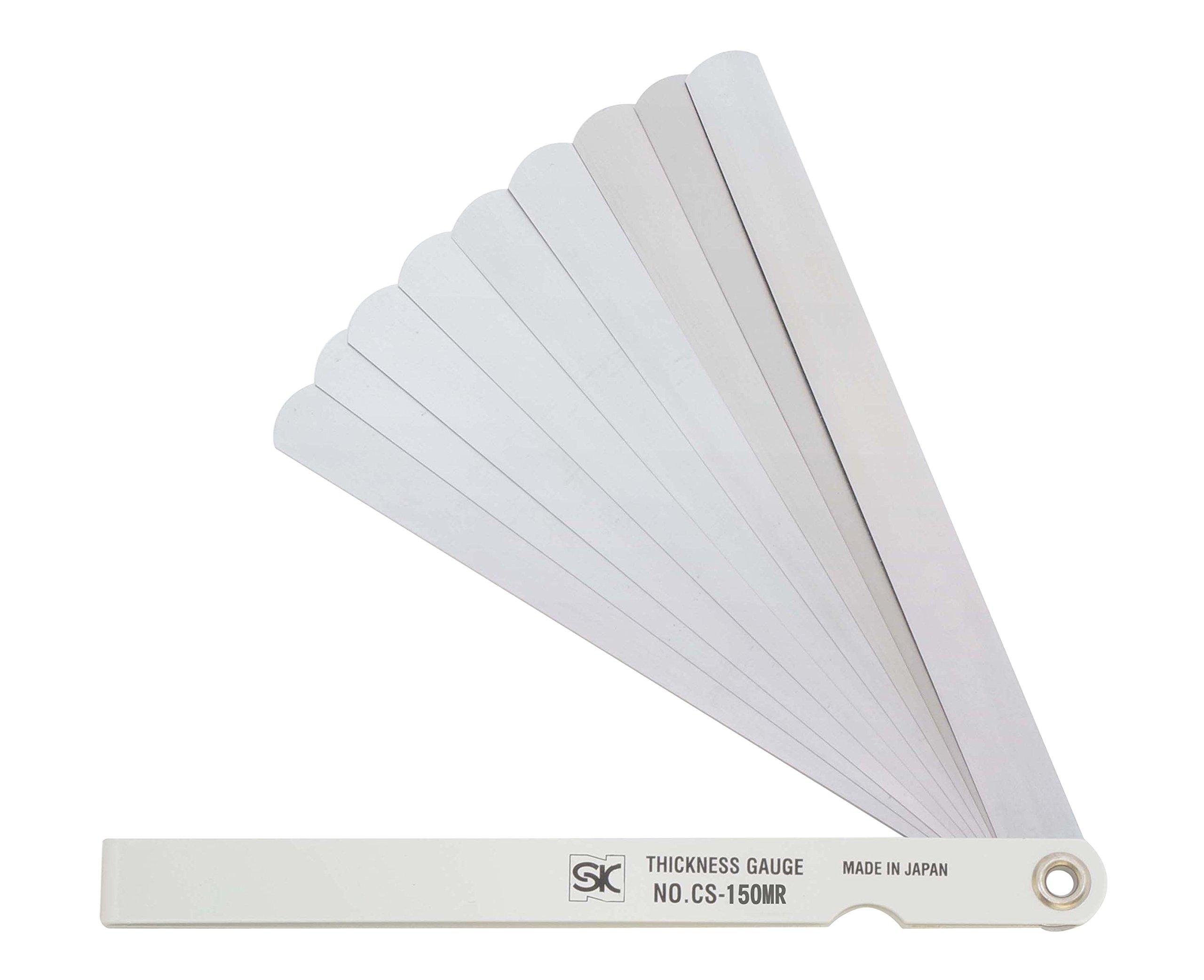 Niigata Seiki SK Made in Japan Thickness Gauge Color Sleeve Type White 10 Pieces Set 150mm (Gap Gauge) CS-150MR 0.03-0.40mm
Niigata Seiki SK Made in Japan Thickness Gauge Color Sleeve Type White 10 Pieces Set 150mm (Gap Gauge) CS-150MR 0.03-0.40mm